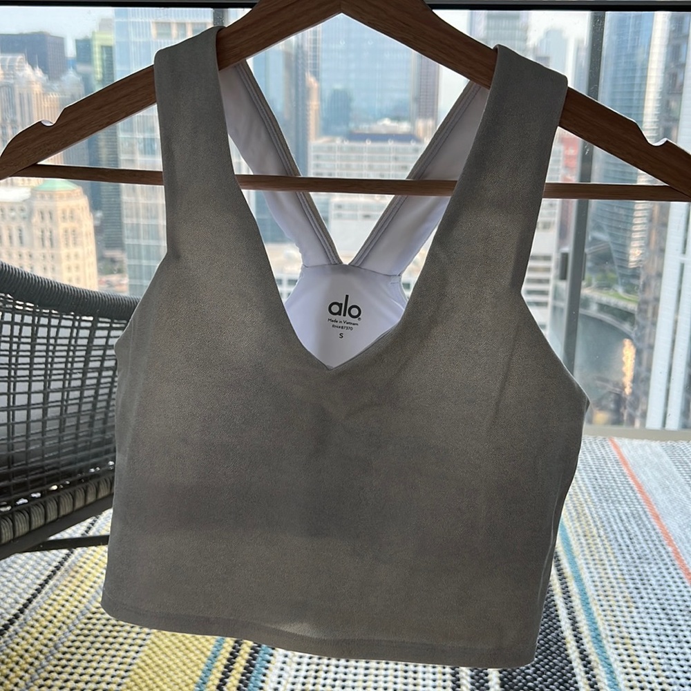 Alo Yoga Shimmery Crop Top